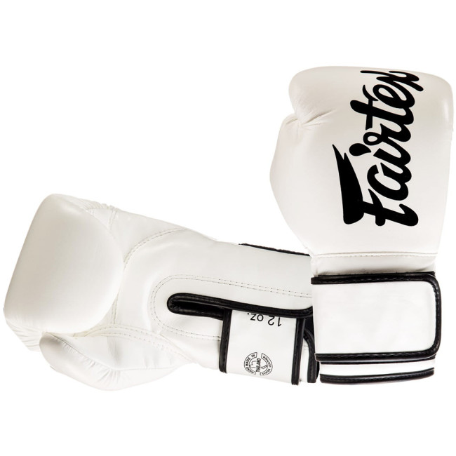 Fairtex Microfiber Boxing Gloves - White