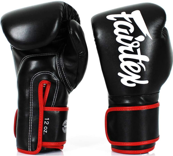 Fairtex Microfiber Boxing Gloves - Black