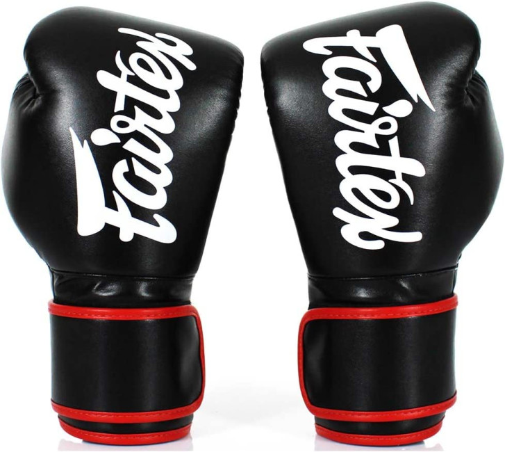 Fairtex Microfiber Boxing Gloves - Black