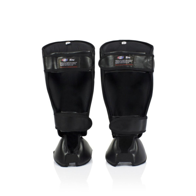 Fairtex Twister - Detachable In-Step Shin Pads - Black