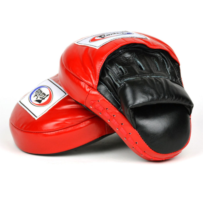 Fairtex Ultimate Contoured Focus Mitts - Black / Red