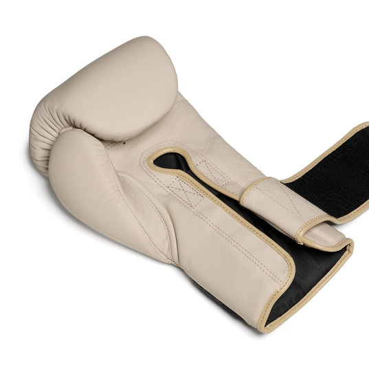 Flow - Challenge Boxhandschuhe - Echtes Leder - Beige