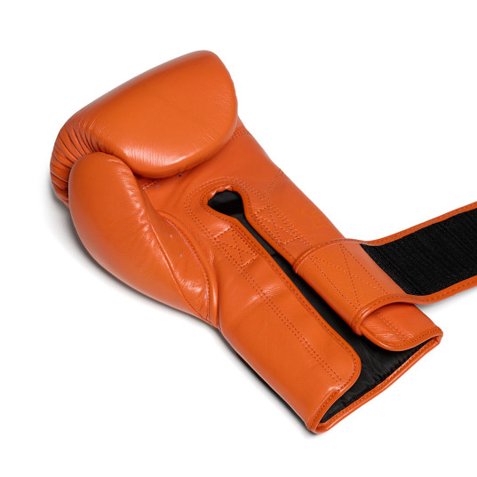 Flow - Challenge Boxhandschuhe - Echtes Leder - Orange