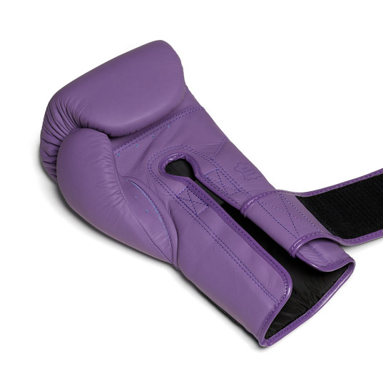Flow - Challenge Boxhandschuhe - Echtes Leder - Lila