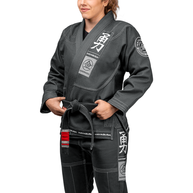 Hayabusa Goorudo 3 Gold Weave Jiu Jitsu Gi - Grey