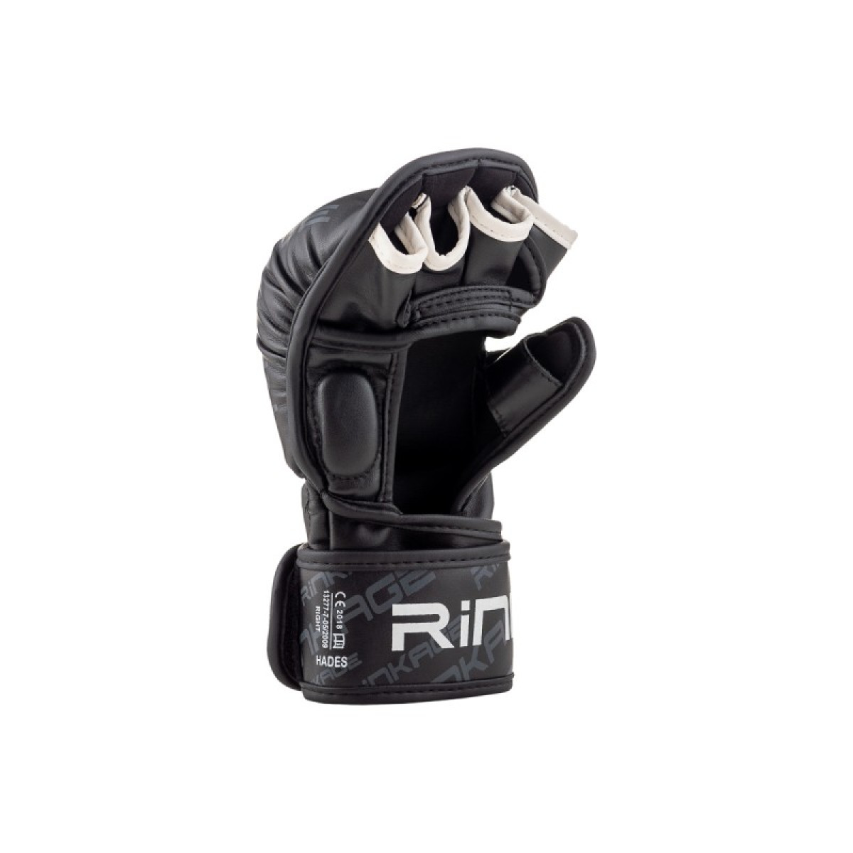 Rinkage Hades Hybrid MMA Gloves - Black