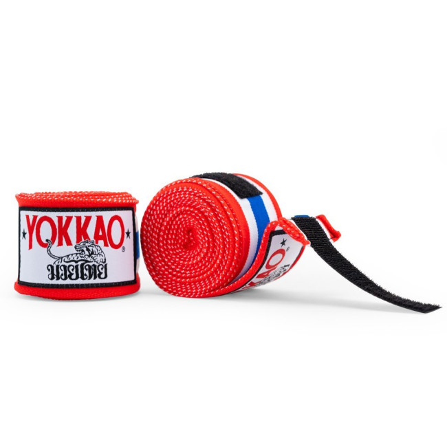 Yokkao Premium Muay Thai Handwraps - Thai Flag