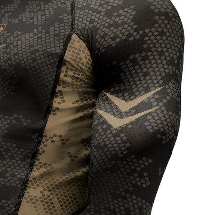 Hayabusa Arrow Ranked Long Sleeve Rashguard - Brown