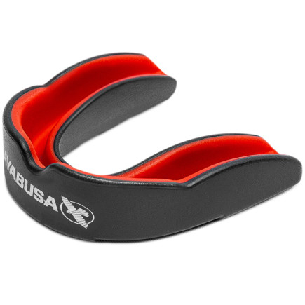 Hayabusa Combat Mouthguard - Black/Red - Adult