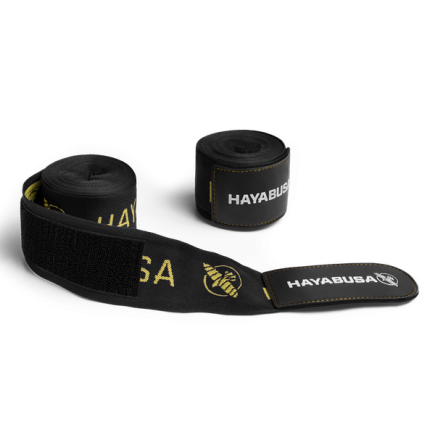 Hayabusa Deluxe Handwraps - Black / Gold - 4,5 meter