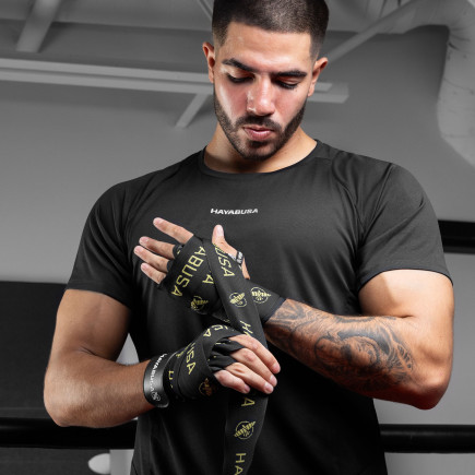 Hayabusa Deluxe Handwraps - Black / Gold - 4,5 meter