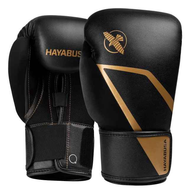 Hayabusa E1 Boxing Gloves Kids - Black/Gold