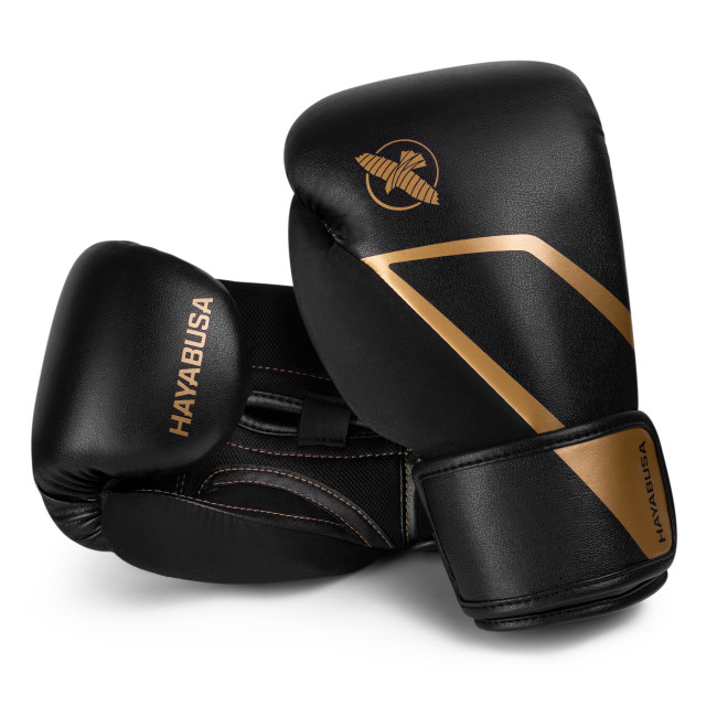 Hayabusa E1 Boxing Gloves Kids - Black/Gold