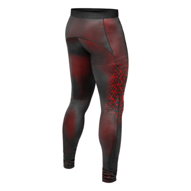 Hayabusa Geo Jiu Jitsu Spats - Black / Red