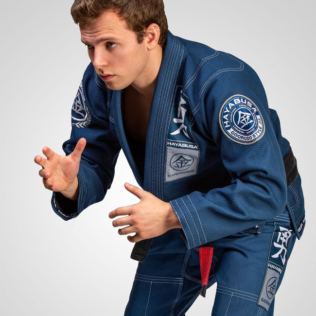 Hayabusa Goorudo 3 Gold Weave Jiu Jitsu Gi - Blue