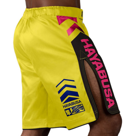 Hayabusa Icon Fight Shorts - Yellow / Blue