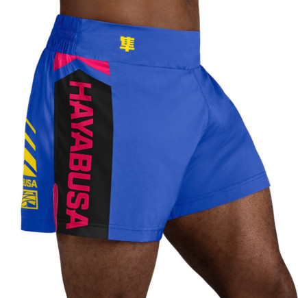 Hayabusa Icon Kickboxing Shorts - Blue / Yellow