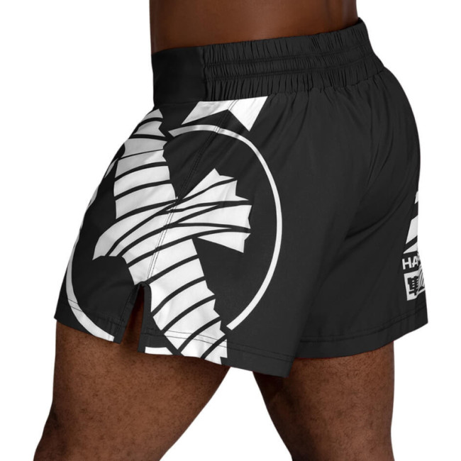 Hayabusa Icon Kickboxing Shorts - Black / White