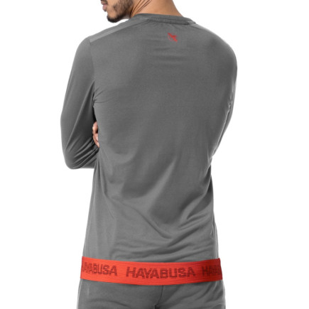 Hayabusa Long Sleeve Training Shirt - Men - Dark Grey