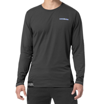 Hayabusa Long Sleeve Training Shirt - Men - Black