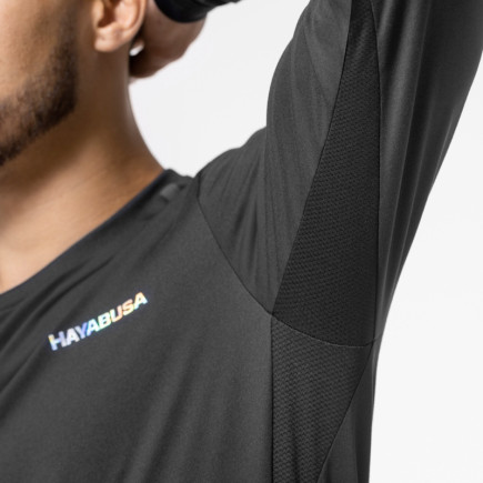 Hayabusa Long Sleeve Training Shirt - Men - Black