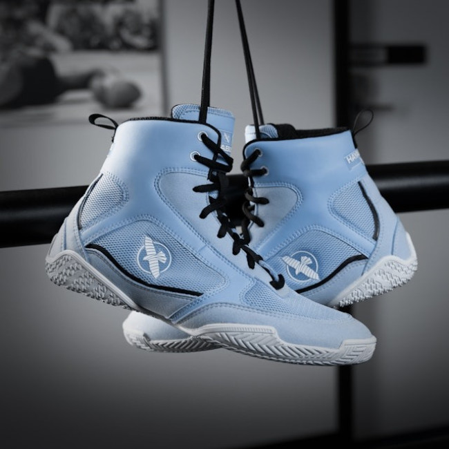 Hayabusa Pro Boxing Shoes - Light Blue