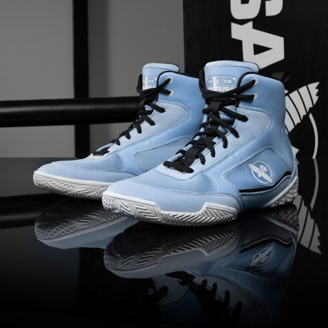 Hayabusa Pro Boxing Shoes - Light Blue