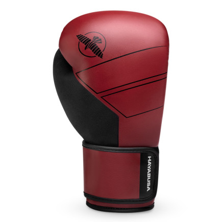 Hayabusa S4 Boxing Gloves - Leather - Red