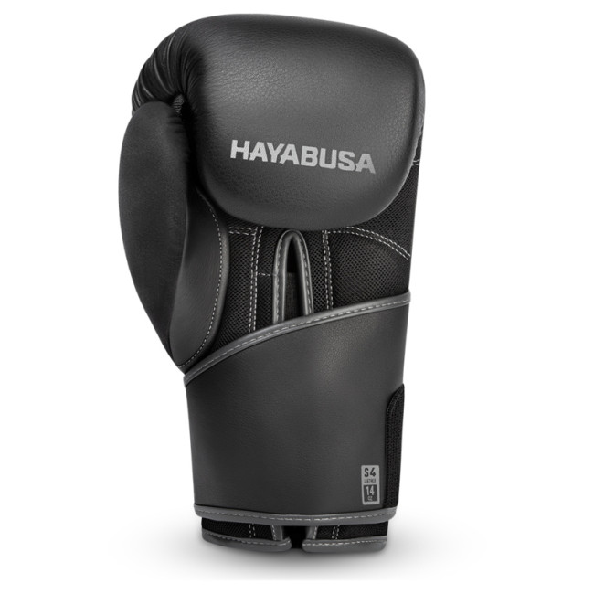 Hayabusa S4 Boxing Gloves - Leather - Black