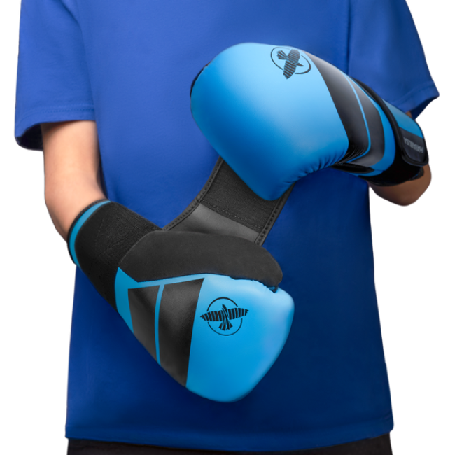 Hayabusa S4 Youth Boxing Gloves - Cyan