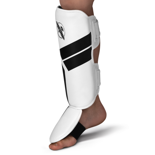 Hayabusa S4 Youth Shinguards - White