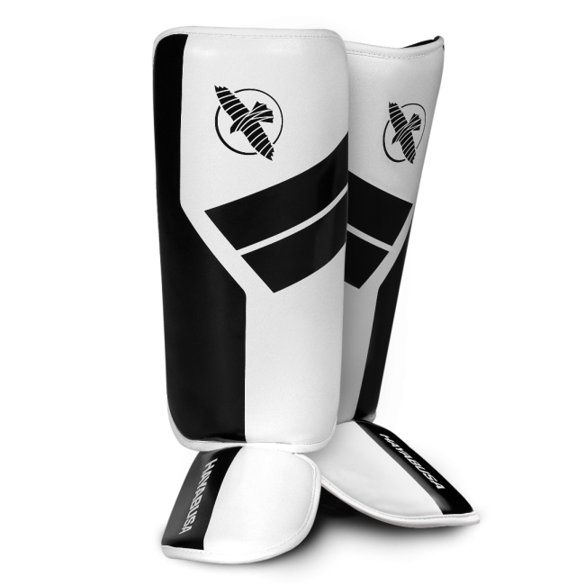 Hayabusa S4 Youth Shinguards - White