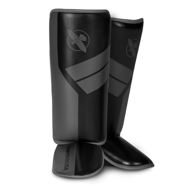 Hayabusa S4 Youth Shinguards - Black