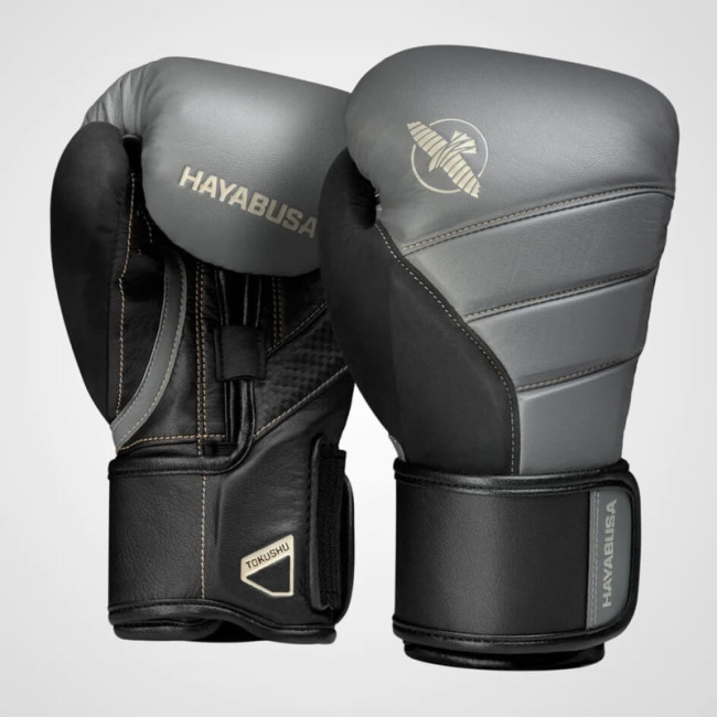 Hayabusa T3 Boxing Gloves - Grey / Black