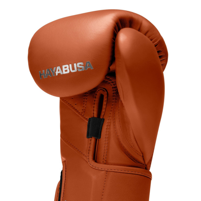 Hayabusa T3 Kanpeki Boxing Gloves - Leather - Clay Orange