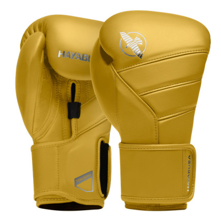 Hayabusa T3 Kanpeki Boxing Gloves - Leather - Tiger Yellow