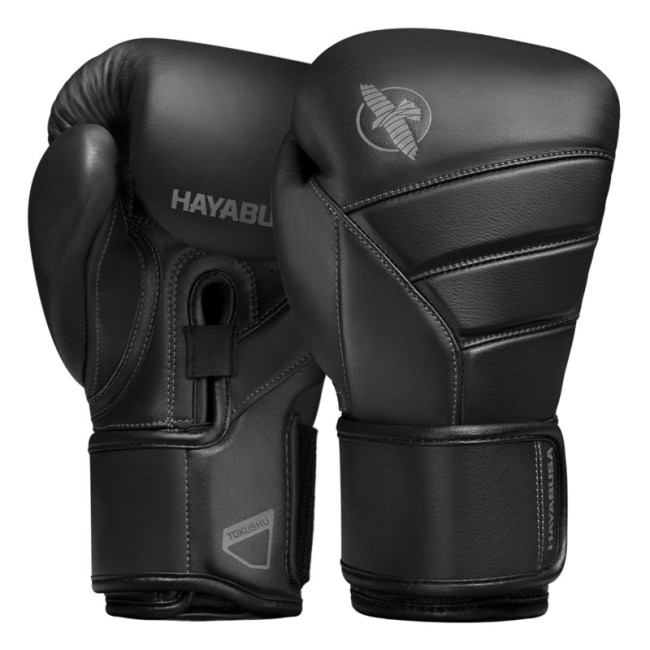 Hayabusa T3 Kanpeki Boxing Gloves - Leather - Black