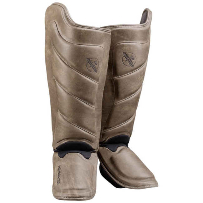 Hayabusa T3 LX Shinguards - Vintage Brown