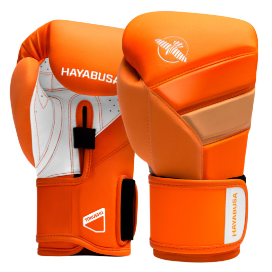 Hayabusa T3 Neon Boxhandschuhe - Neon Orange
