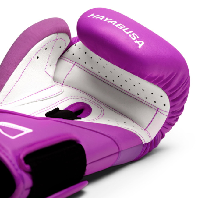 Hayabusa T3 Neon Boxing Gloves - Neon Purple