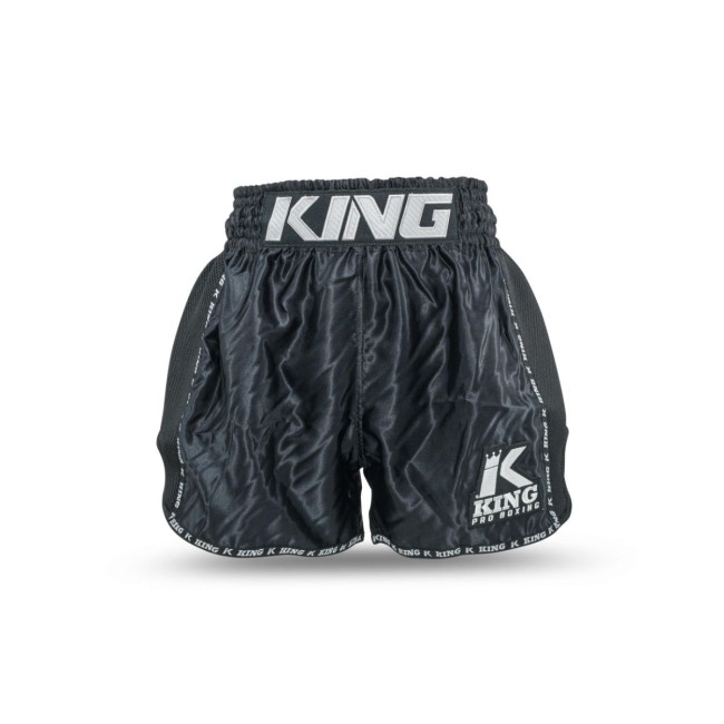 King Pro Boxing - KPB Bangkok 1 - Muay Thai Shorts Black