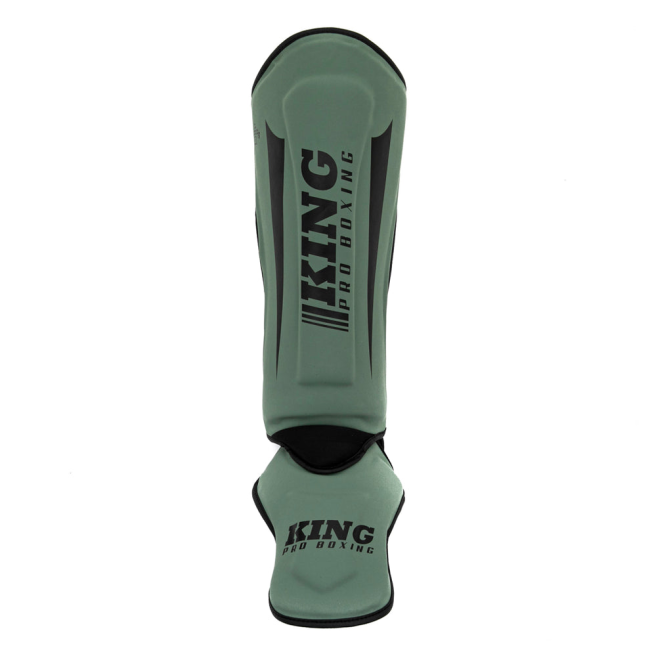 King Pro Boxing Muay Thai Shin Guards - Revo - Olive