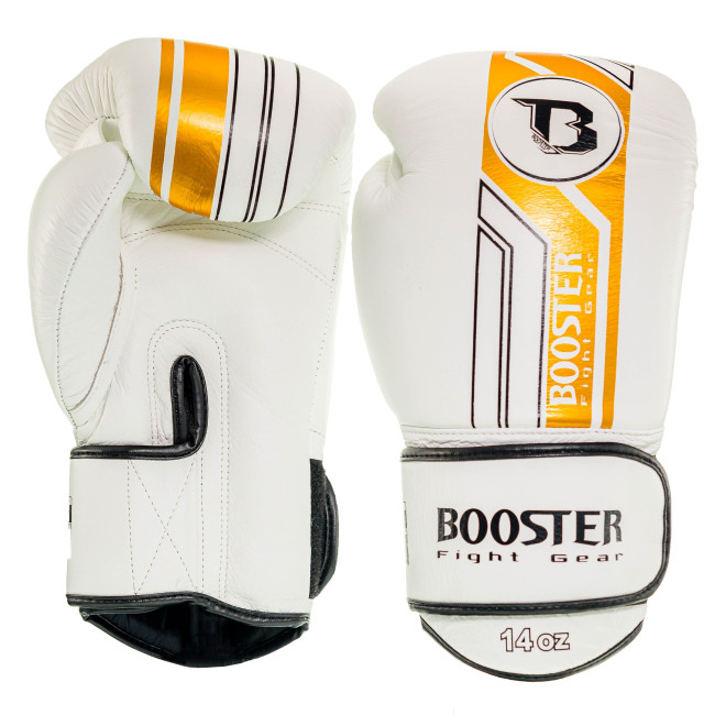 Booster Boxing Gloves BGL V9 - White / Gold