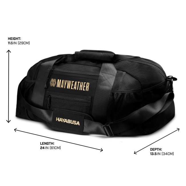 Hayabusa Mayweather Mesh Gym Bag - black / gold - 70 liter