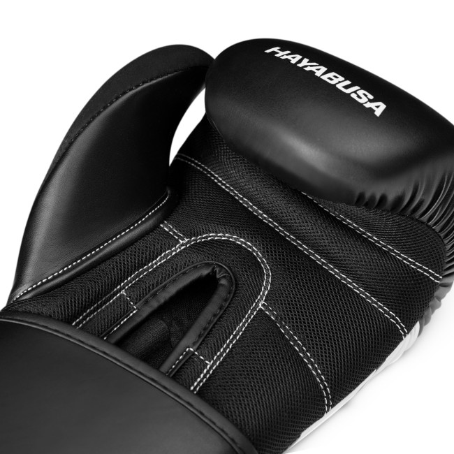 Hayabusa S4 Boxing Gloves - Black/White