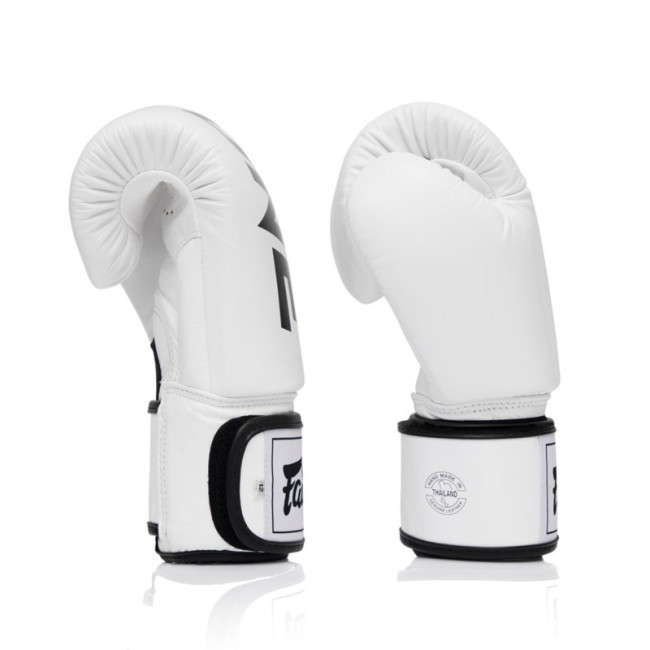 ONE Championship x Fairtex Boxing Gloves - Leather - White