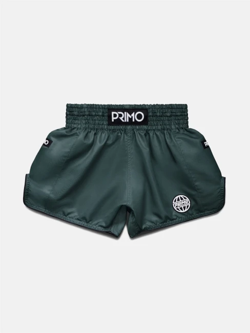 Primo Muay Thai Shorts - Alta Series - Forest Green