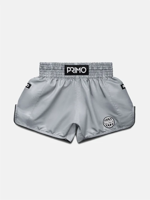 Primo Muay Thai Shorts - Alta Series - Tundra Gray