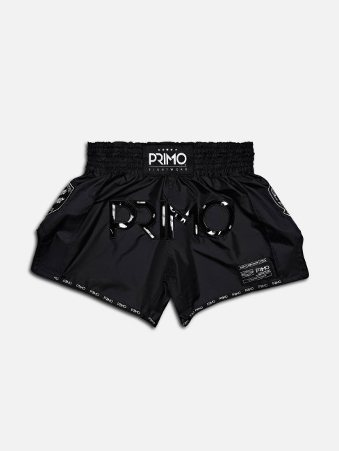 Primo Muay Thai Shorts - Super Nylon - Black Panther II - Zwart