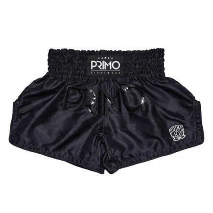 Primo Muay Thai Shorts - Free Flow Series - Black Panther - Zwart